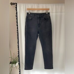 American Eagle mom jeans black denim women’s 6 regular jean bottoms AE
